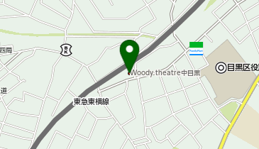 Woody theatre中目黒の地図画像