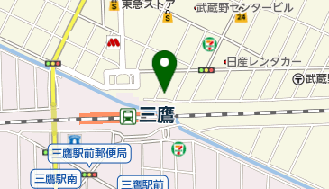 武蔵野芸能劇場の地図画像