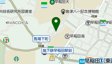早稲田小劇場どらま館の地図画像