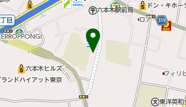 六本木トリコロールシアターの地図画像
