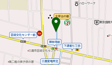 禅林寺第二霊泉斎場の地図画像