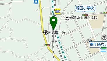 千代田赤羽駅南口ホールの地図画像