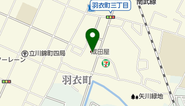 (有)成田屋の地図画像