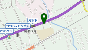 調布家族ホールの地図画像