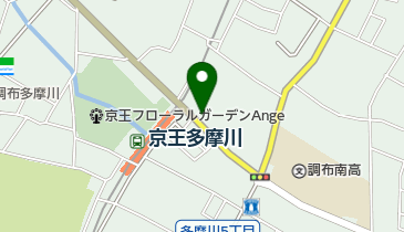 日本互助会調布多摩川ホールの地図画像