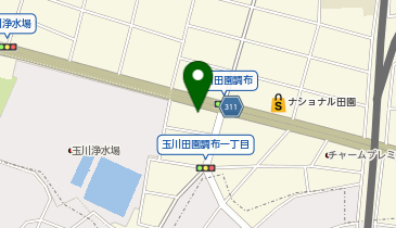 家族葬ホール田園調布の地図画像