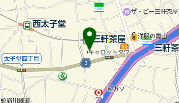 キャロットタワーの地図画像