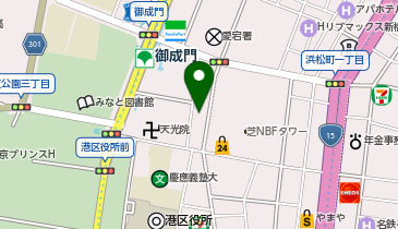 (株)静岡朝日テレビ東京支社の地図画像