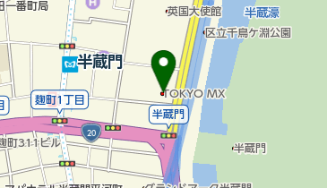 東京メトロポリタンテレビジョン(株)本社の地図画像
