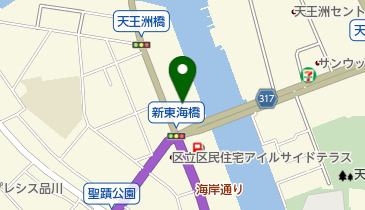 (株)テレビ東京天王洲スタジオの地図画像