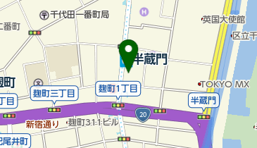(株)エフエム仙台東京支社の地図画像