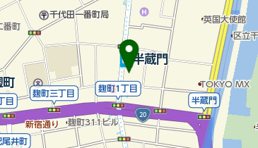 岡山エフエム放送(株)東京支社の地図画像
