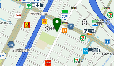 ほっともっと茅場町店の地図画像