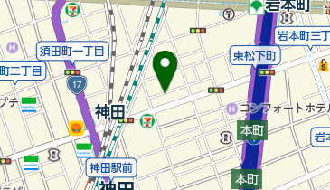 東日本銀行神田支店の地図画像