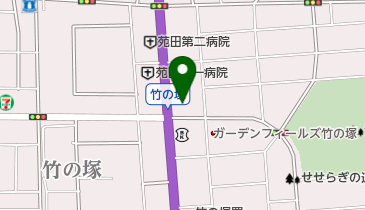 群馬銀行足立支店の地図画像