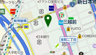 北陸銀行東京支店の地図画像