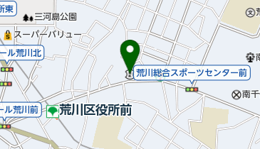 朝日信用金庫荒川南支店の地図画像