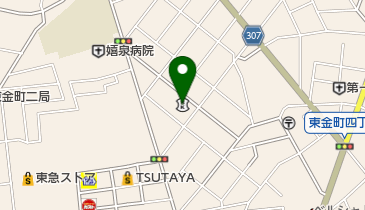 朝日信用金庫金町支店の地図画像