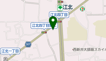 朝日信用金庫江北支店の地図画像