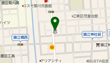 朝日信用金庫猿江支店の地図画像