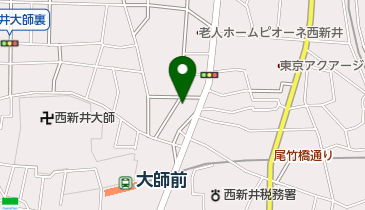 朝日信用金庫西新井支店の地図画像