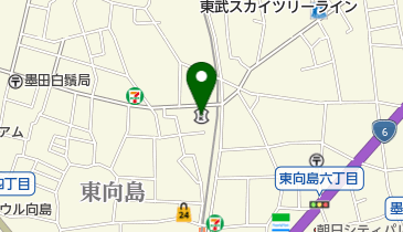 朝日信用金庫東向島支店の地図画像