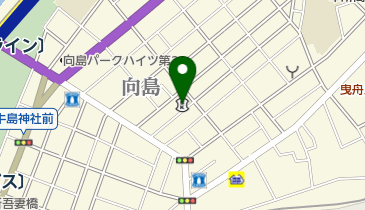 朝日信用金庫向島支店の地図画像