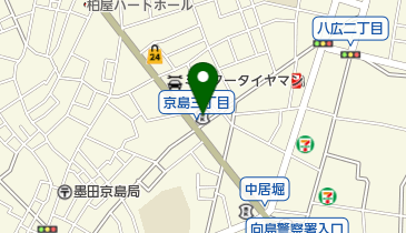 朝日信用金庫八広支店の地図画像