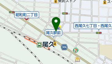 城北信用金庫尾久駅前支店の地図画像