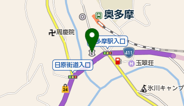 青梅信用金庫奥多摩支店の地図画像