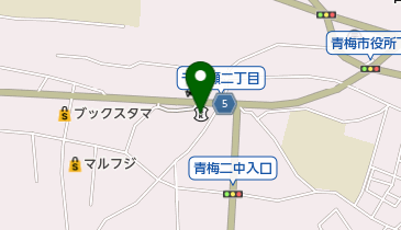 青梅信用金庫千ヶ瀬支店の地図画像