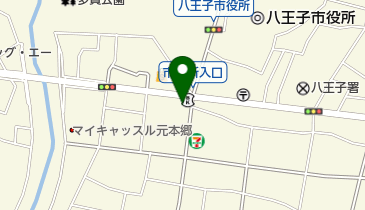 青梅信用金庫八王子市役所前支店の地図画像