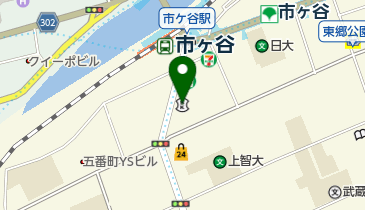 興産信用金庫市ヶ谷支店の地図画像