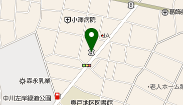 小松川信用金庫奥戸支店の地図画像