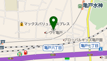 小松川信用金庫亀戸支店の地図画像