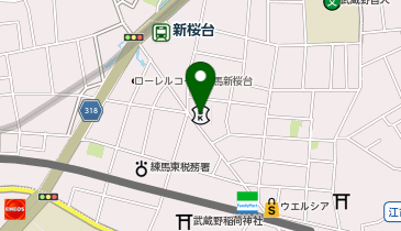 西京信用金庫江古田支店の地図画像