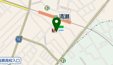 西京信用金庫清瀬支店の地図画像