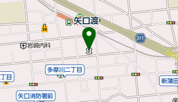 さわやか信用金庫蒲田支店の地図画像