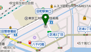 さわやか信用金庫芝浦支店の地図画像