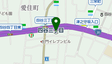 さわやか信用金庫四谷支店の地図画像