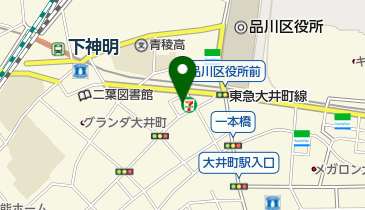 芝信用金庫大井支店の地図画像