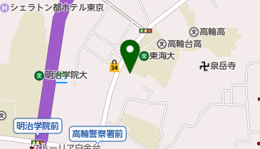 芝信用金庫高輪支店の地図画像