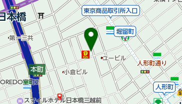 芝信用金庫日本橋支店の地図画像