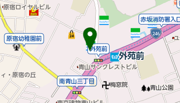 城南信用金庫青山支店の地図画像