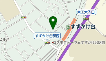 城南信用金庫すずかけ台支店の地図画像