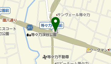 城南信用金庫等々力支店の地図画像