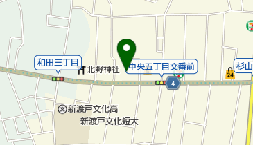 城南信用金庫中野支店の地図画像