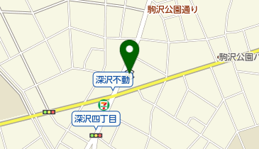 城南信用金庫深沢支店の地図画像