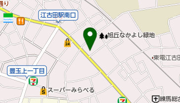 巣鴨信用金庫江古田支店の地図画像