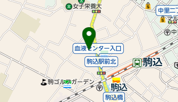 巣鴨信用金庫駒込支店の地図画像